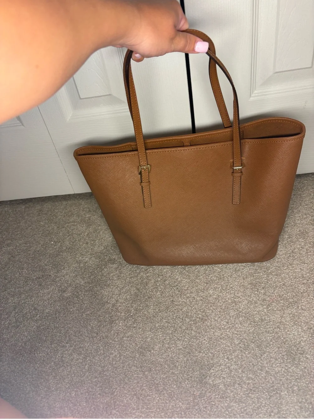Michael Kors small Leather Tote Bag in brown